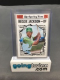 1970 Topps Baseball Sporting News #459 REGGIE JACKSON Athletics All-Star Vintage Trading Card