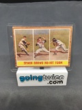 1962 Topps Baseball #312 WARREN SPAHN Braves Vintage Trading Card