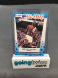 1989-90 Fleer All Stars Stickers Basketball #3 MICHAEL JORDAN Bulls Trading Card