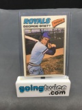 1977 Topps Stickers Baseball #7 GEORGE BRETT Royals Trading Card