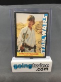 1977 20th Century Fox Star Wars #1 LUKE SKYWALKER Vintage Trading Card