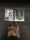 3 Card Lot Hand Signed Autographed Sports Cards - Jeremy Giambi, Charlie Ward, Ryan Anderson