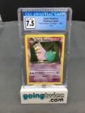 CGC Graded 2000 Pokemon Team Rocket #12 DARK SLOWBRO Holofoil Rare Trading Card - NM+ 7.5