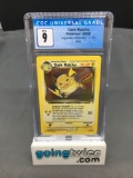 CGC Graded 2002 Pokemon Legendary Collection #7 DARK RAICHU Holofoil Rare Trading Card - MINT 9