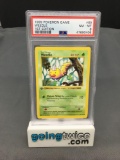 PSA Graded 1999 Pokemon Base Set 1st Edition Shadowless #69 WEEDLE Trading Card - NM-MT 8