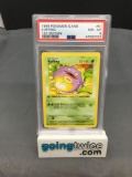 PSA Graded 1999 Pokemon Base Set 1st Edition Shadowless #51 KOFFING Trading Card - NM-MT 8