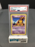 PSA Graded 1999 Pokemon Base Set 1st Edition Shadowless #43 ABRA Trading Card - MINT 9