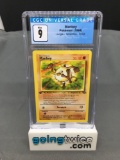 CGC Graded 1999 Pokemon Jungle 1st Edition #55 MANKEY Trading Card - MINT 9