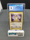 CGC Graded 1999 Pokemon Jungle 1st Edition #56 MEOWTH Trading Card - MINT 9