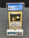 CGC Graded 2000 Pokemon Team Rocket 1st Edition #55 EEVEE Trading Card - NM-MT+ 8.5