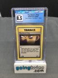 CGC Graded 2000 Pokemon Team Rocket 1st Edition #73 THE BOSS'S WAY Trading Card - NM-MT+ 8.5