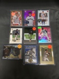 9 Card Lot of Serial Numbered BASEBALL Cards from Huge Collection with Stars & Low Numbered - WOW