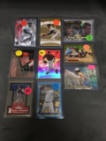 9 Card Lot of Serial Numbered BASEBALL Cards from Huge Collection with Stars & Low Numbered - WOW