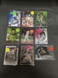 9 Card Lot of Serial Numbered BASEBALL Cards from Huge Collection with Stars & Low Numbered - WOW