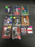 9 Card Lot of Serial Numbered BASEBALL Cards from Huge Collection with Stars & Low Numbered - WOW