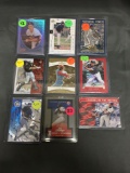 9 Card Lot of Serial Numbered BASEBALL Cards from Huge Collection with Stars & Low Numbered - WOW