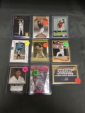 9 Card Lot of Serial Numbered BASEBALL Cards from Huge Collection with Stars & Low Numbered - WOW