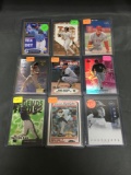 9 Card Lot of Serial Numbered BASEBALL Cards from Huge Collection with Stars & Low Numbered - WOW