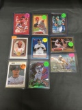 9 Card Lot of Serial Numbered BASEBALL Cards from Huge Collection with Stars & Low Numbered - WOW