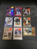 9 Card Lot of Serial Numbered BASEBALL Cards from Huge Collection with Stars & Low Numbered - WOW