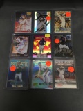 9 Card Lot of Serial Numbered BASEBALL Cards from Huge Collection with Stars & Low Numbered - WOW