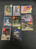 9 Card Lot of MICKEY MANTLE New York Yankees Baseball Cards from Huge Collection