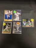 5 Card Lot of DEREK JETER New York Yankees Baseball Cards from Huge Collection