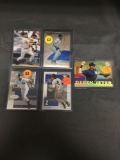 5 Card Lot of DEREK JETER New York Yankees Baseball Cards from Huge Collection