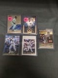 5 Card Lot of DEREK JETER New York Yankees Baseball Cards from Huge Collection