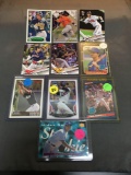 9 Card Lot of BASEBALL Rookie Cards with Modern Stars, Hall of Famers and More!