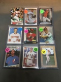 9 Card Lot of BASEBALL Rookie Cards with Modern Stars, Hall of Famers and More!