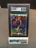 SGC Graded 2019-20 Donruss Optic Fanatics #16 LUKA DONCIC Mavs Basketball Card - NM-MT+ 8.5