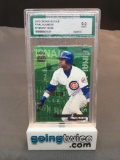 AGS Graded 2000 Crown Royale Final Numbers SAMMY SOSA Insert Baseball Card - MINT 9
