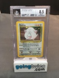 BGS Graded 1999 Pokemon Base Set Unlimited #3 CHANSEY Holofoil Rare Trading Card - NM-MT+ 8.5