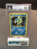 BGS Graded 1999 Pokemon Base Set Unlimited #6 GYARADOS Holofoil Rare Trading Card - NM-MT+ 8.5