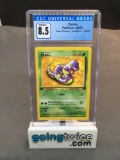 CGC Graded 2000 Pokemon Team Rocket 1st Edition #56 EKANS Trading Card - NM-MT+ 8.5