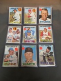 9 Card Lot of 1967 Topps Vintage Baseball Cards from Huge Estate Collection