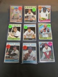 9 Card Lot of 1962-1966 Topps Vintage Baseball Cards from Huge Estate Collection