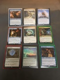 9 Card Lot of Magic the Gathering GOLD SYMBOL Rares and Mythics from ENORMOUS Collection