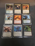 9 Card Lot of Magic the Gathering GOLD SYMBOL Rares and Mythics from ENORMOUS Collection