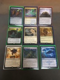 9 Card Lot of Magic the Gathering GOLD SYMBOL Rares and Mythics from ENORMOUS Collection