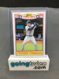 2011 Topps Lineage FREDDIE FREEMAN Braves ROOKIE Baseball Card