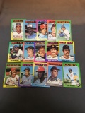 15 Card Lot of 1975 Topps Mini Vintage Baseball Cards from Nice Collection