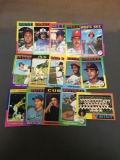 15 Card Lot of 1975 Topps Mini Vintage Baseball Cards from Nice Collection