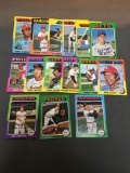 15 Card Lot of 1975 Topps Mini Vintage Baseball Cards from Nice Collection