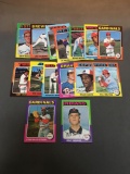 15 Card Lot of 1975 Topps Mini Vintage Baseball Cards from Nice Collection