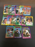 15 Card Lot of 1975 Topps Mini Vintage Baseball Cards from Nice Collection