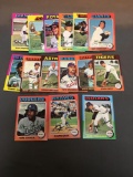 15 Card Lot of 1975 Topps Mini Vintage Baseball Cards from Nice Collection