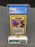 CGC Graded 2000 Pokemon Team Rocket 1st Edition #77 NIGHTLY GARBAGE RUN Trading Card - NM-MT+ 8.5