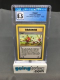 CGC Graded 2000 Pokemon Team Rocket 1st Edition #75 DIGGER Trading Card - NM-MT+ 8.5